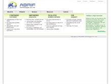 Tablet Screenshot of abrif.com